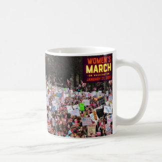 Taza De Café Marzo de las mujeres en Washington