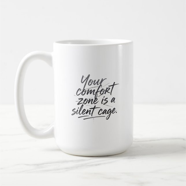 Taza De Café Más allá de la zona de confort (Izquierda)