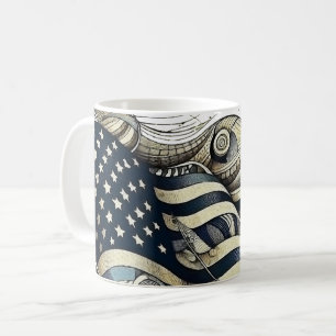 Taza De Café Más allá de las rayas y las estrellas