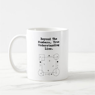 Taza De Café Más allá de los números   Comprensión matemática r