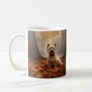 Taza De Café Más aterrador en otoño, las hojas se inspiran