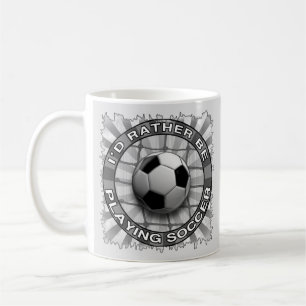 Taza De Café Más bien jugar al fútbol