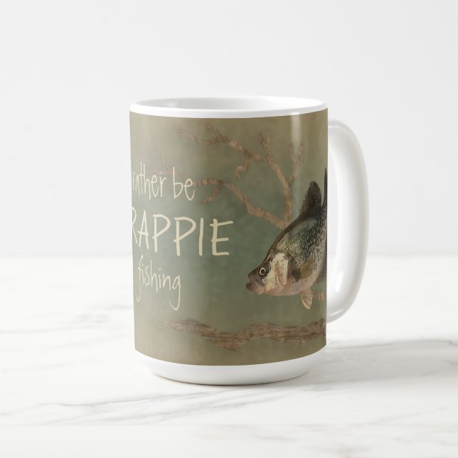 Taza De Café Más bien ser una pesca rappie (Anverso derecho)