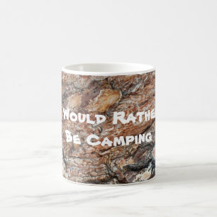 Taza De Café Más bien sería acampar la foto del ladrón del árbo
