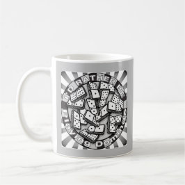 Taza De Café Más bien tocar dominoes