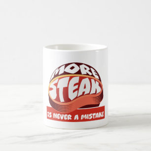 Taza De Café Más carne nunca es un error