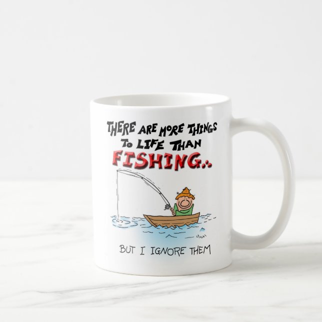 Taza De Café Más cosas a la Vida-pesca (Derecha)