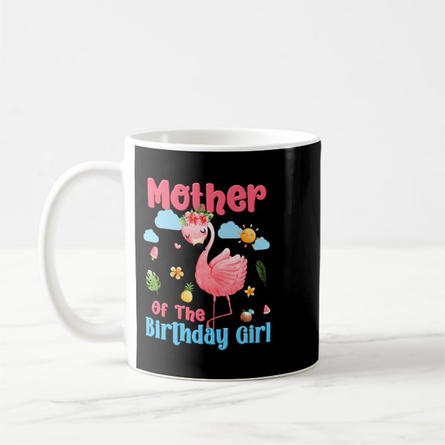 Taza De Café más de chicas de 2 años familia de flamingo tropic (Izquierda)