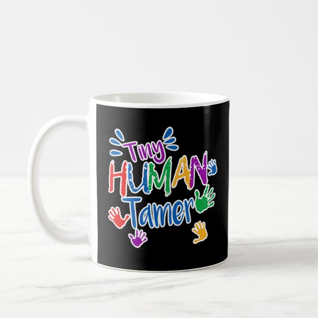 Taza de café más doméstica humana minúscula (Izquierda)