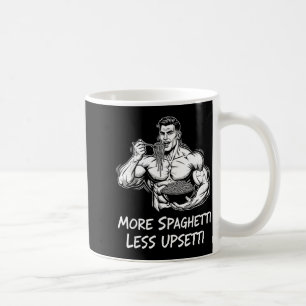 Taza De Café Más Espaguetis Menos Upsetti Fisicoculturista Comi