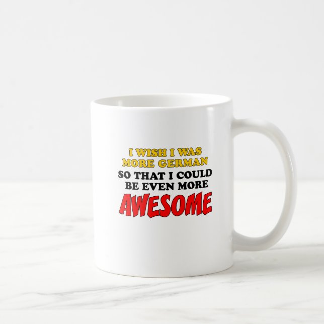 Taza De Café Más fango asombroso alemán (Derecha)