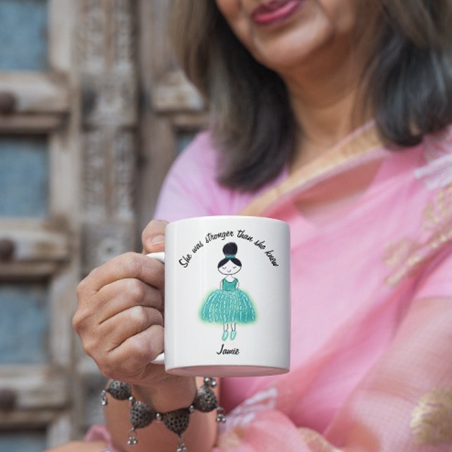 Taza De Café Más Fuerte De Lo Que Conocía El Cáncer De Ovario P (Subido por el creador)