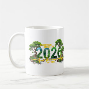 Taza De Café Más fuerte Más brillante Mejor 2026 Latido de la