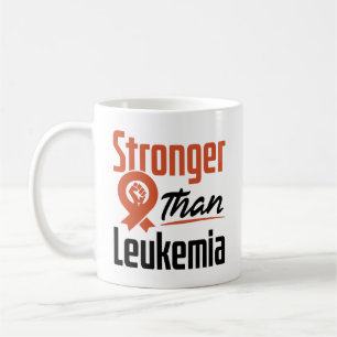 Taza De Café Más Fuerte Que La Leucemia Sobreviviente De Cáncer