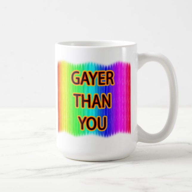Taza De Café Más Gay que Tú (Derecha)