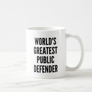 Taza De Café Más grande defensor público del mundo