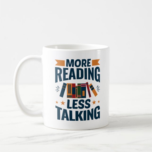 Taza De Café Más lectura menos conversación (Izquierda)