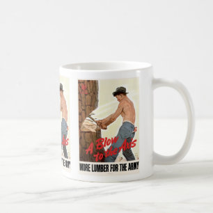 Taza De Café Más madera para el ejército