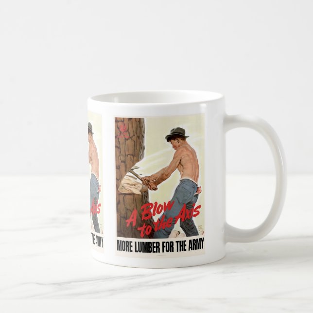 Taza De Café Más madera para el ejército (Derecha)