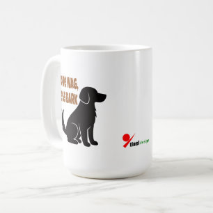 Taza De Café Más Meneo, Menos Ladrido – Silueta de Perro con Co