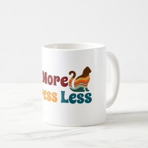 Taza De Café Más, menos camiseta de estrés