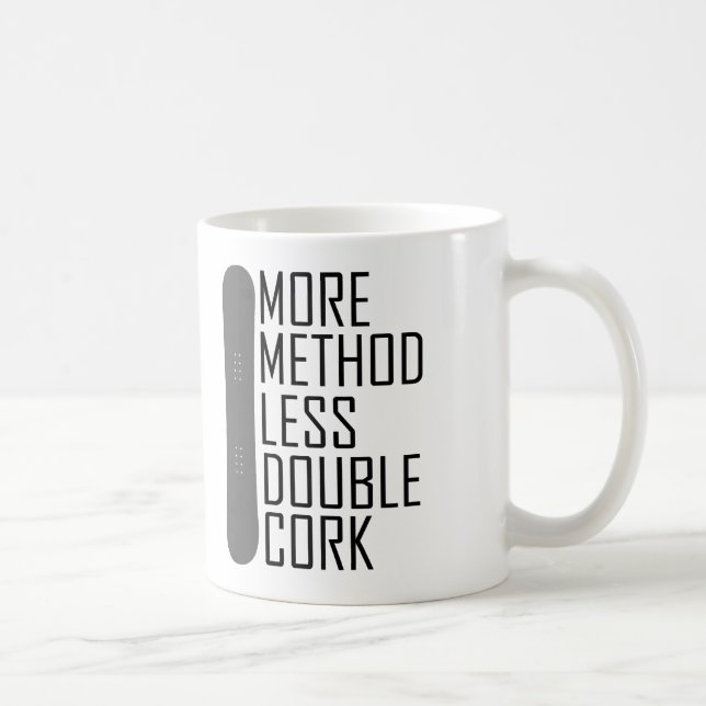 Taza De Café Más método menos corcho doble (Derecha)