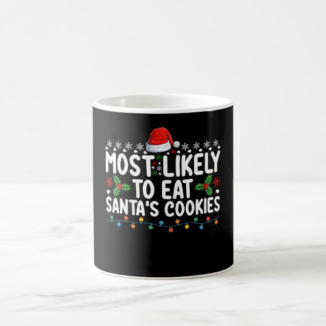 Taza De Café Más Probable De Comerse Las Galletas De Navidad De (Centro)