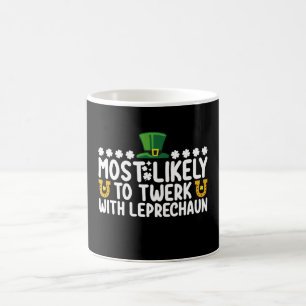 Taza De Café Más Probable De Hacer Twerking Con Baile De Duende