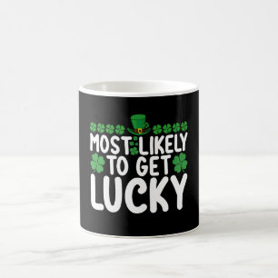 Taza De Café Más Probable De Tener Suerte Día De San Patricio I