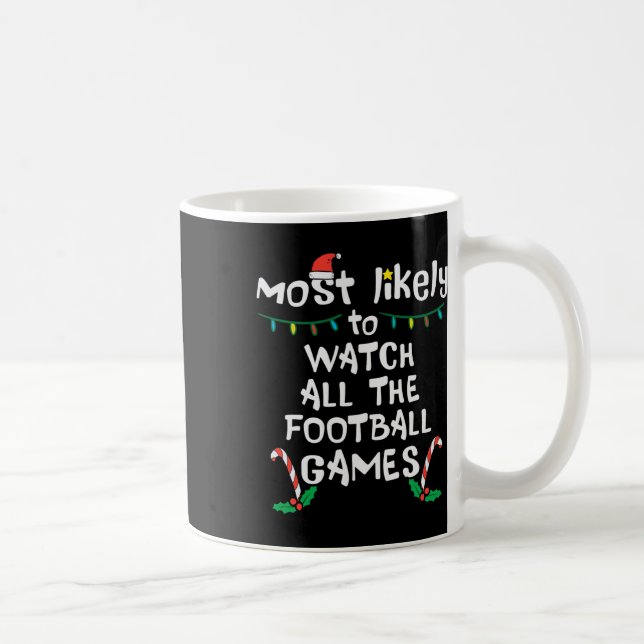 Taza De Café Más probable es ver a los Navidades de fútbol fami (Derecha)