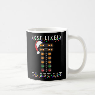 Taza De Café Más Probable Que Se Emborrache Feliz Navidad de Ca