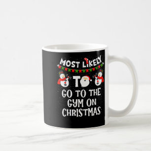 Taza De Café Más Probable Que Vaya Al Gimnasio En Navidad Diver