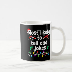 Taza De Café Más Propenso A Contar Chistes De Papá Navidad Fami