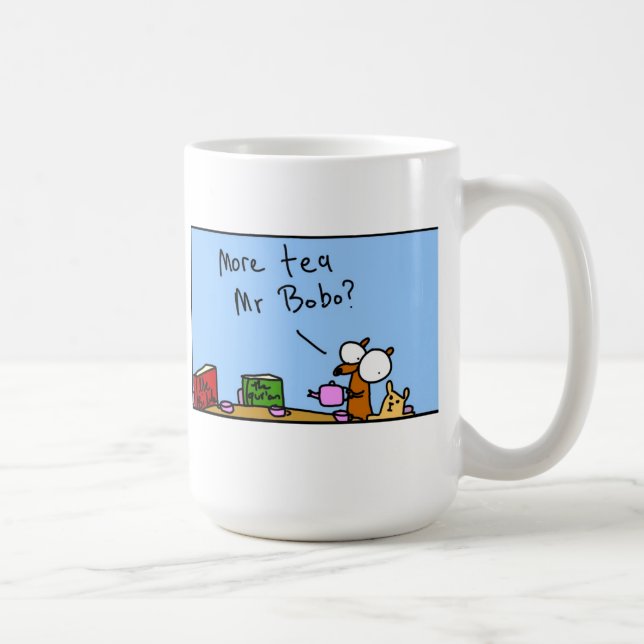 Taza De Café ¿Más Sr. Bobo del té? (Derecha)