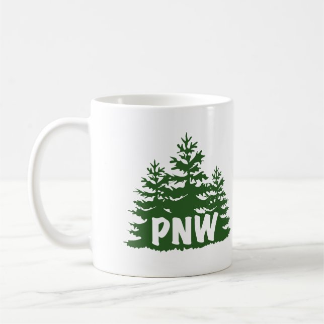 Taza De Café Masa de árboles PNW (Izquierda)