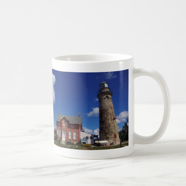 Taza De Café Masa del faro del río Grand (Derecha)