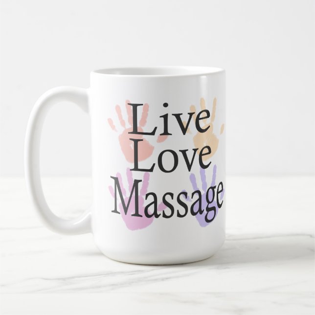Taza De Café Masaje de Live Love Mug Gift (Izquierda)