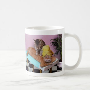 Taza De Café Masaje divertido del gato
