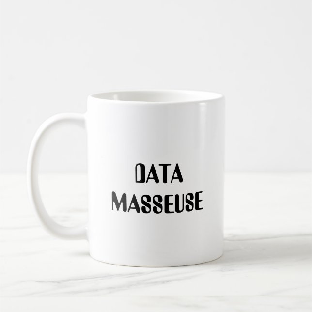 TAZA DE CAFÉ MASAJISTA DE LOS DATOS (Izquierda)