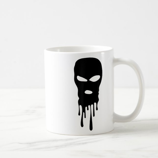 Taza De Café Máscara de esquí Balaclava Bandit Máscara Robber M (Derecha)