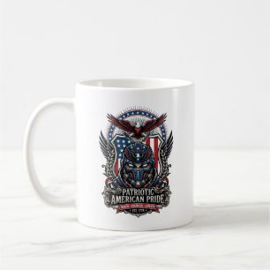 Taza De Café Máscara Patriótica Guardia Libertad Inspirada en l