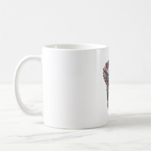 Taza De Café Máscara Patriótica Guardia Libertad Militar Inspir