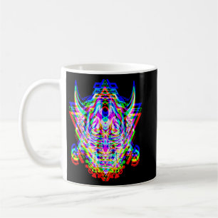 Taza De Café Máscara Samurai Anime Demon Bushido Warrido Estéti
