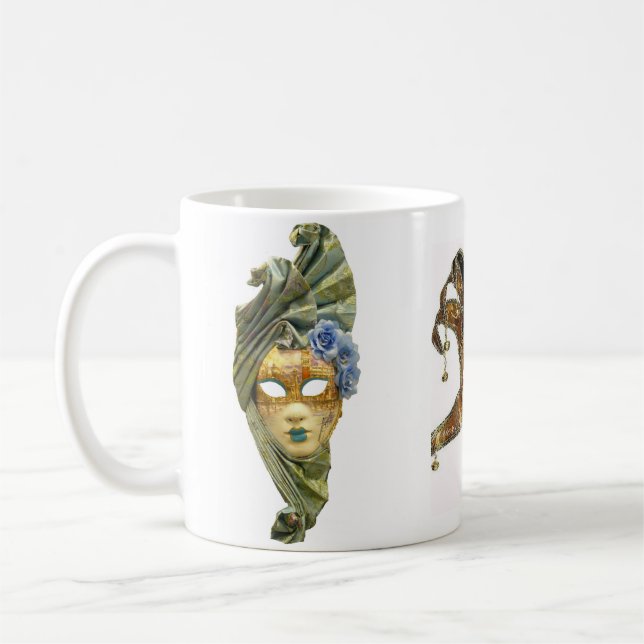Taza De Café "Máscaras guatemaltecas"  (Izquierda)
