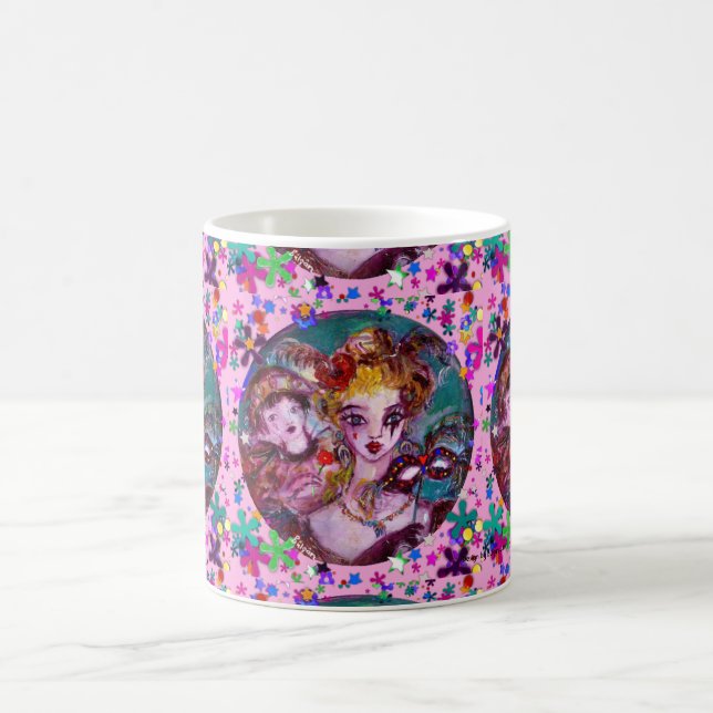 TAZA DE CAFÉ MÁSCARAS MASQUERADAS DE VALENTINA VENECIANA (Centro)