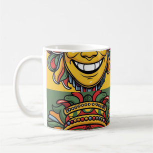 Taza De Café Máscaras Sonrientes