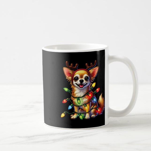 Taza De Café Mascota amante de los animales Chihuahua Perro ren (Derecha)