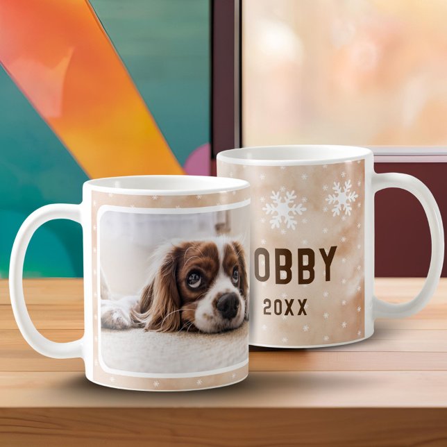 Taza De Café Mascota de fotos de perros Nombre Navidades de acu (Subido por el creador)