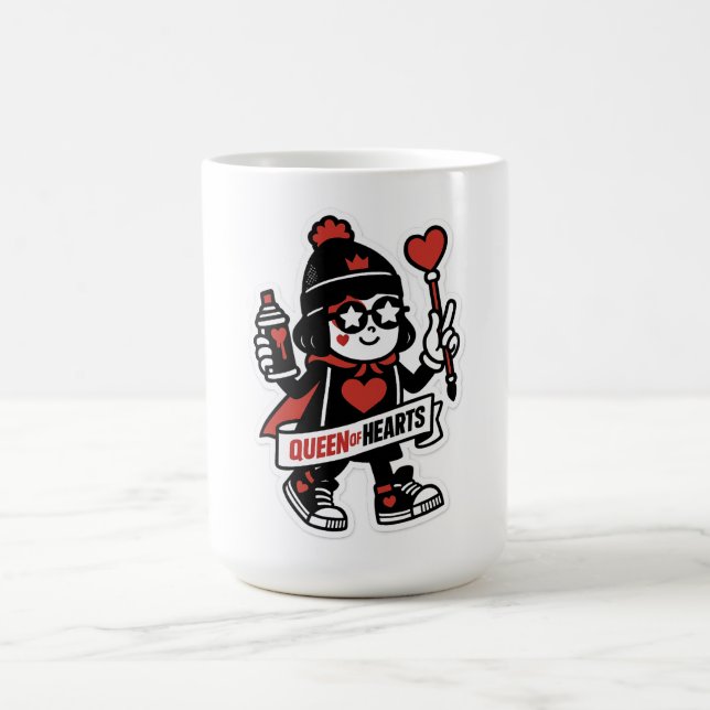 Taza De Café Mascota de la calle Queen of Hearts — Edición de l (Centro)