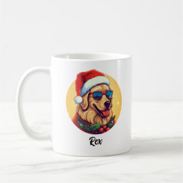 Taza De Café Mascota de la festividad de Guay Golden Retriever 